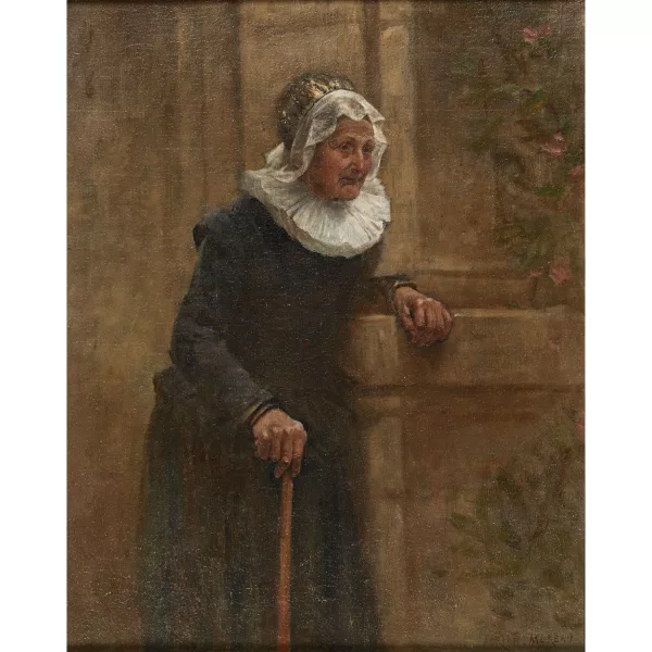 Adrien Moreau — "Vieille femme".