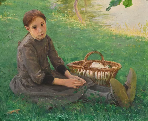 Jules-Alexis Muenier — Jeune fille au panier