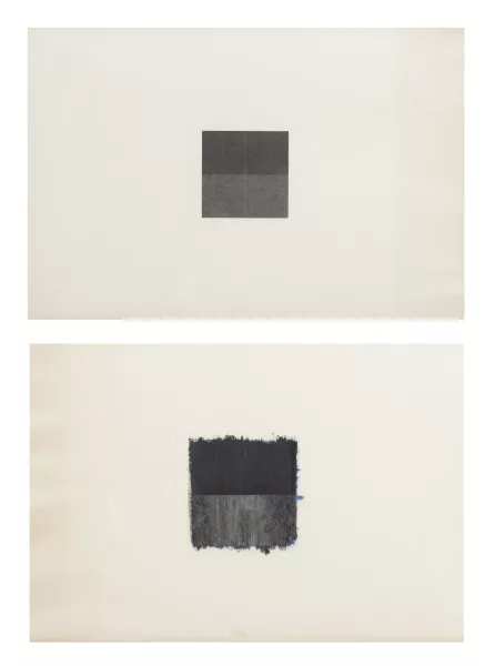 Lucio Pozzi — Black oil stick