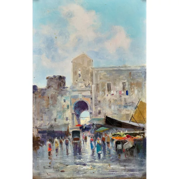 Oscar Ricciardi — Porte de ville à Naples.