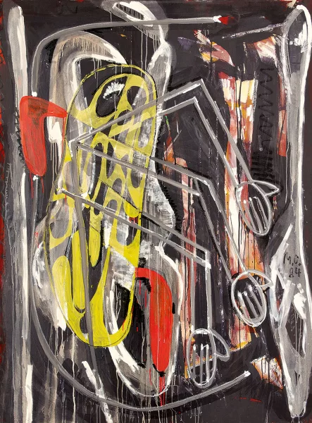 Markus Oehlen — Sans titre, 1984