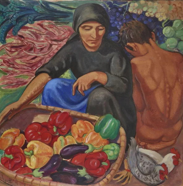 Elisabeth Chaplin — Au marché