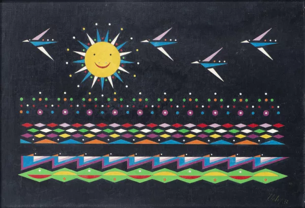 Yves Laloy — Composition au soleil surréaliste