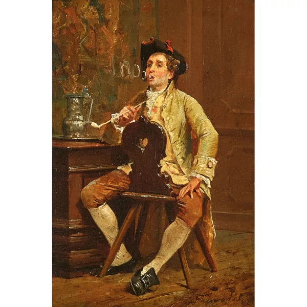 Jean-Baptiste Fauvelet — Der Pfeifenraucher.