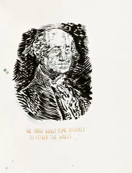 Raymond Pettibon — No Title (We Shall Want), 2000