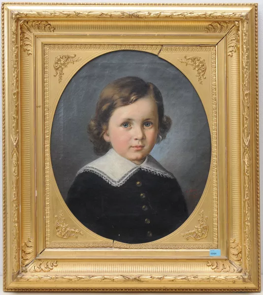 Adolf Boch — Bildnis eines Knaben.1879