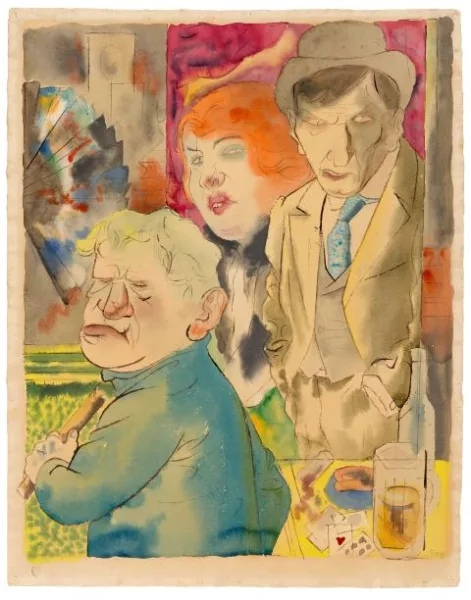 George Grosz — Ganoven an der Theke