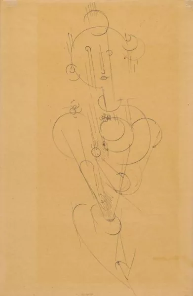 Oskar Schlemmer — Female Figure