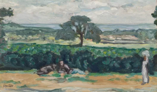 Pierre Bonnard — Die Ruhe oder Landschaft mit Baum, um 1910