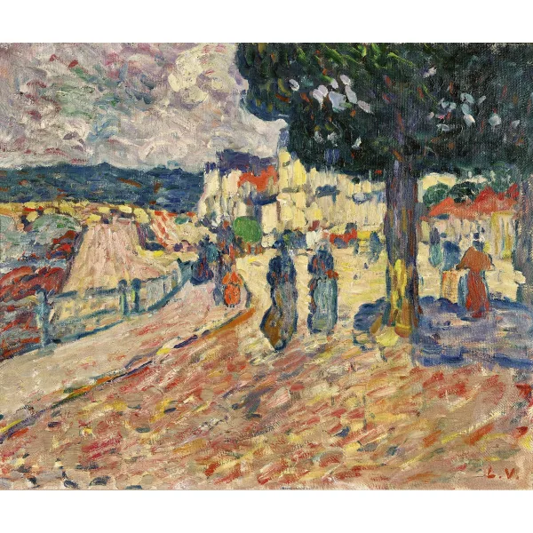 Louis Valtat — "Promeneuses au bord de l'eau, environs de Paris".