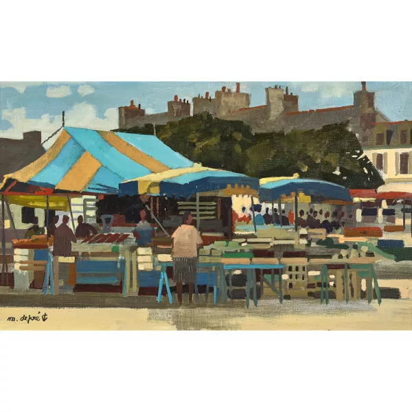 Marcel Depré — Markt in Pont-l'Abbé