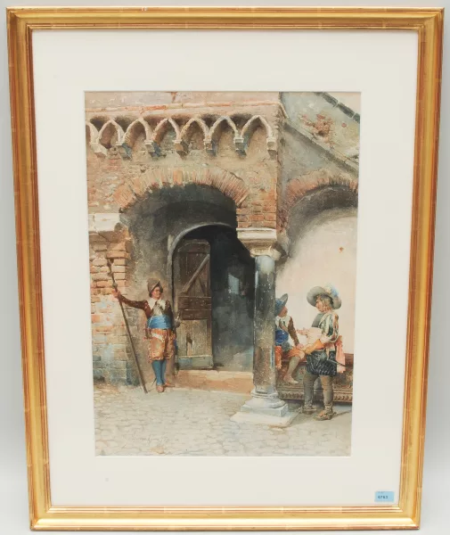 Scipione Simoni — Römische Porte mit Wachthabenden