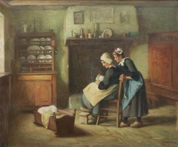 Maurice Grün — Intérieur breton
