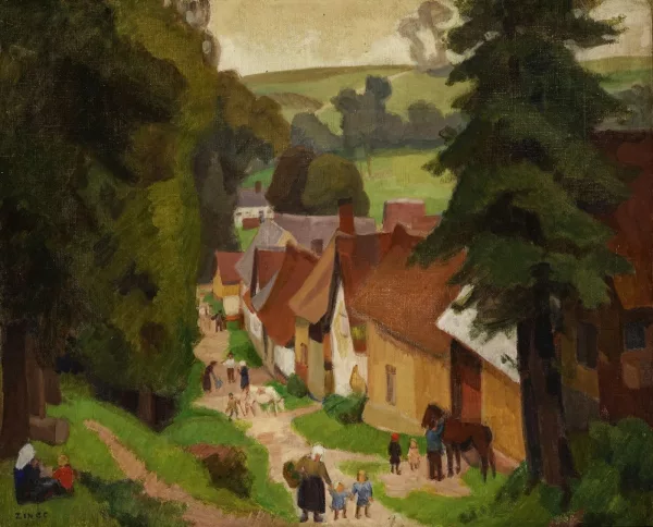 Jules-Émile Zingg — Hameau animé
