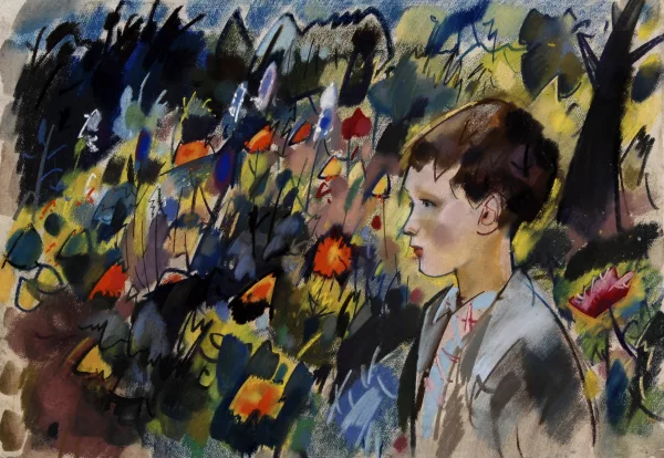 Otto Herbig — Petra dans le jardin en fleurs, 1956