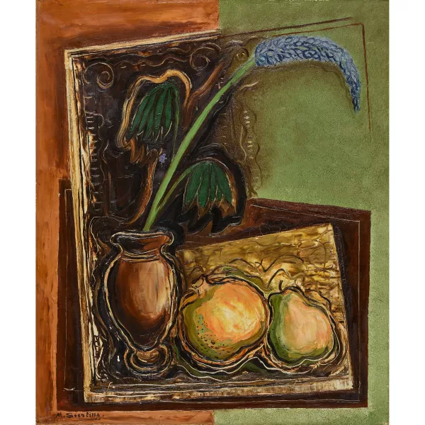 Marc Sterling — "Nature morte - vase - fleurs".