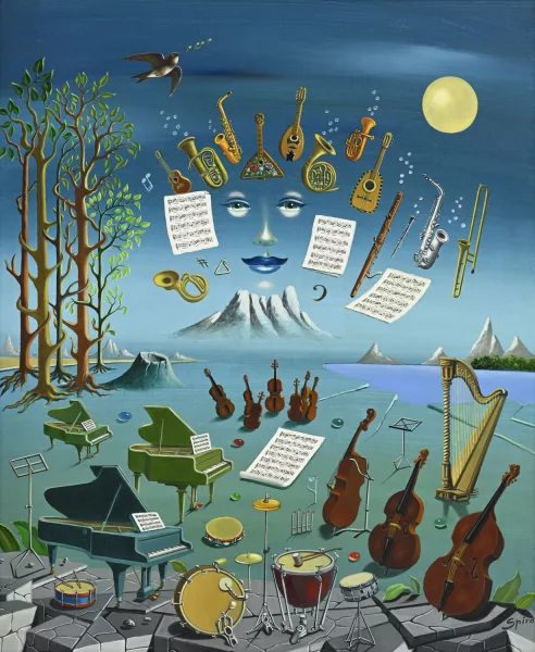 Georges Spiro — Paysage surréaliste