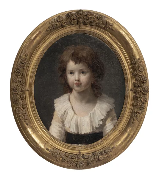 Jean-Baptiste Greuze — Entourage de Jean-Baptiste Greuze — Portrait d’enfant