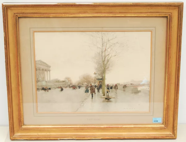 Luigi Loir — Paris, Blick auf das Palais Bourbon