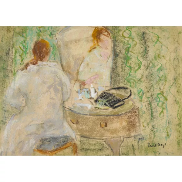 Paul Maze — Femme à sa toilette.