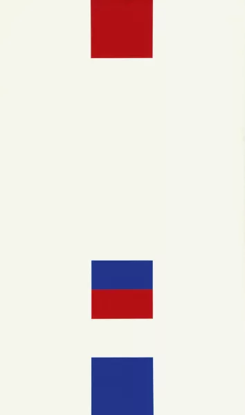 Andreas Brandt — Bleu foncé avec rouge, 1994