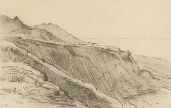 Jean François Millet — Falaise de Gréville