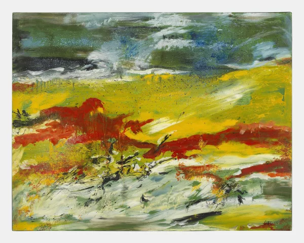 Kaloon Chhour — Abstraction en jaune