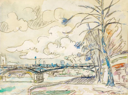 Paul Signac — Les quais, Paris, 1927