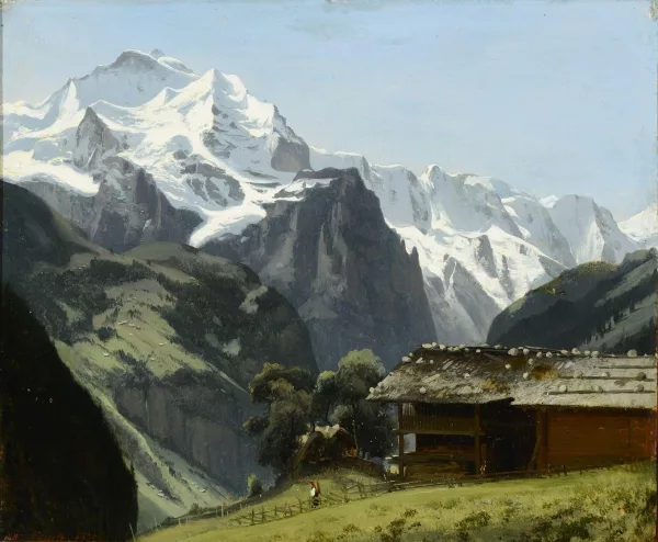 Auguste Lapito — Der Jungfraugletscher