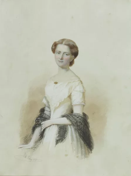 Otto Patzig — Portrait de Pauline de Saugy-de Rotenhan (1840-1916)