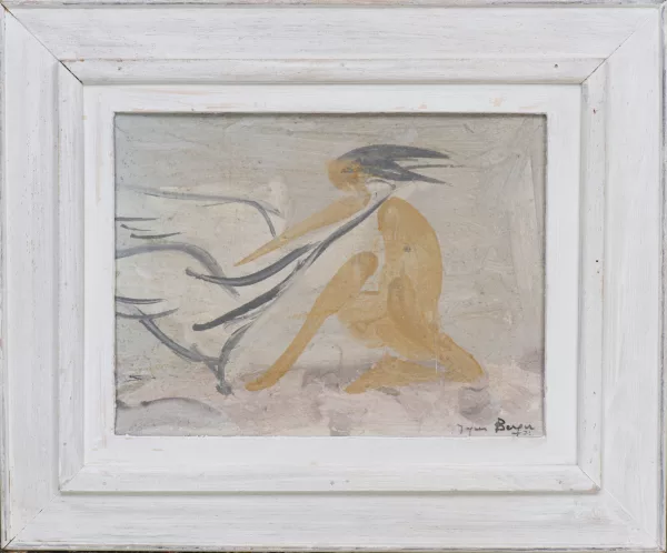 Jacques Berger — Jacques BERGER (1902-1977), 'Leda et le cygne', tempera