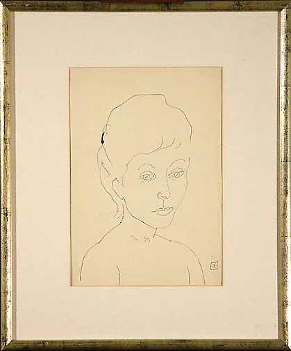 A. R. Penck — Portrait de femme