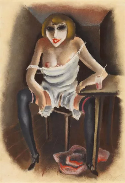 Richard Ziegler — Mädchen am Tisch