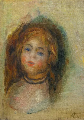 Pierre-Auguste Renoir — Testa di ragazza