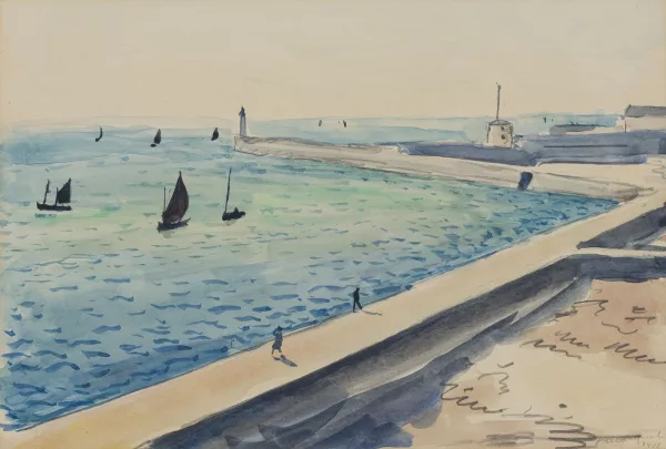 Albert Marquet — "Audierne, la jetée"