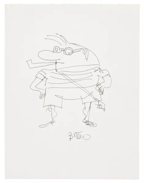 Fernando Botero — Caricatures d'hommes