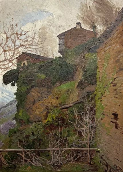 Paolo Paschetto — Vue de village