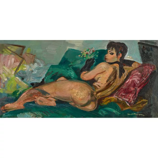 André Planson — Liegender weiblicher Akt.