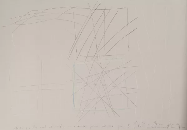 Luciano Fabro — Skizze