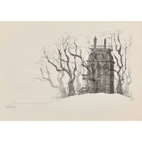 Paul Flora — Maison sur la colline