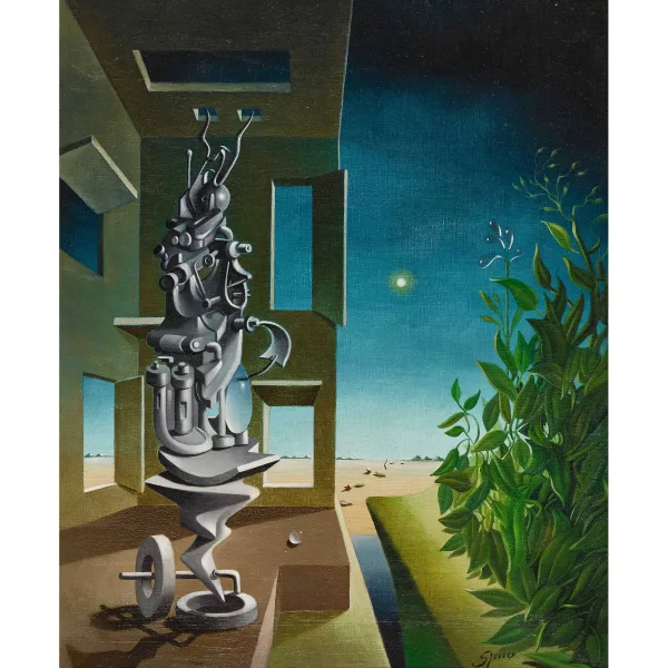 Georges Spiro — Composition paysagère surréaliste