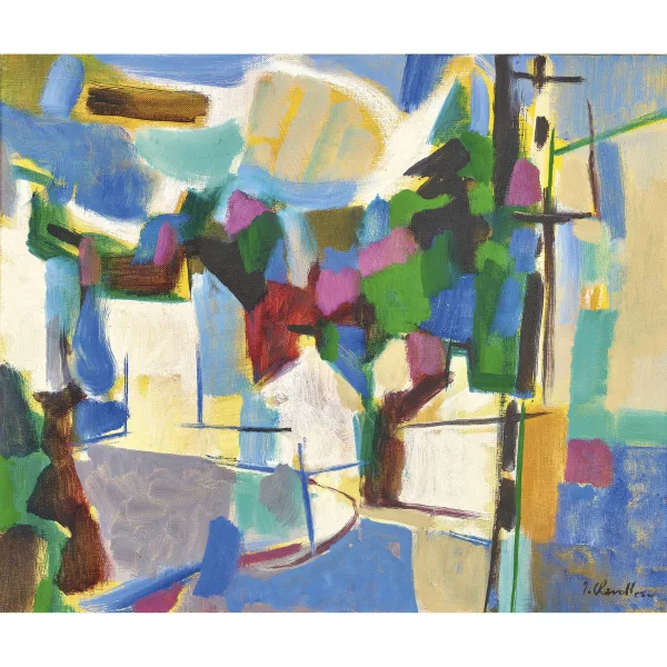 Jean Chevolleau — "Lumière sur le village".