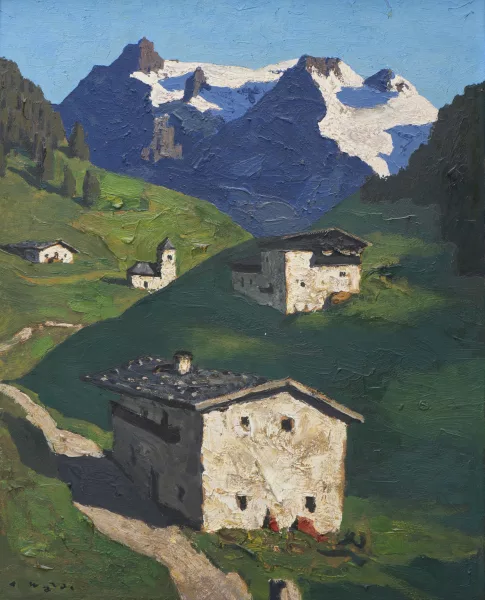 Alfons Walde — Frühling in Tirol