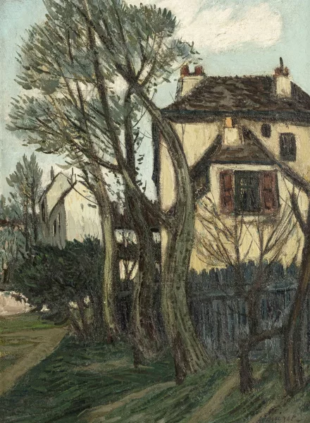 Alphonse Quizet — Vue d’une maison