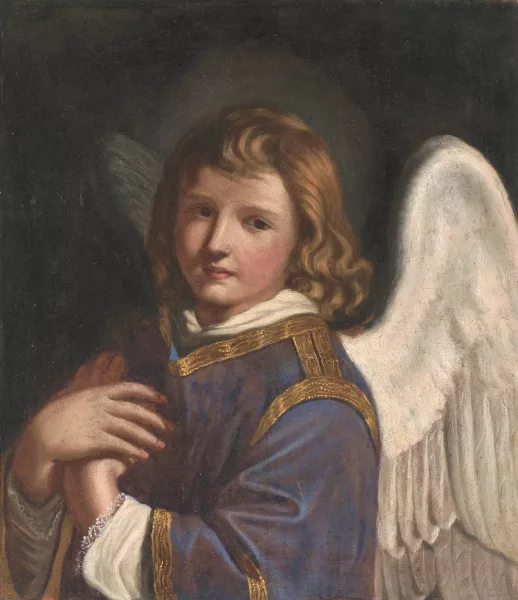 Le Guerchin — Suiveur du Guerchin — Ange en vêtement liturgique violet