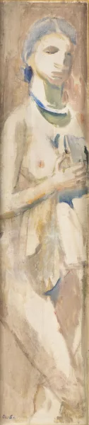 Adolf Strübe — Akt mit Handtuch