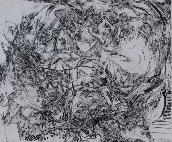 Hans Gerber — 3 Blätter: Ohne Titel (2); Ohne Titel, 1983/84