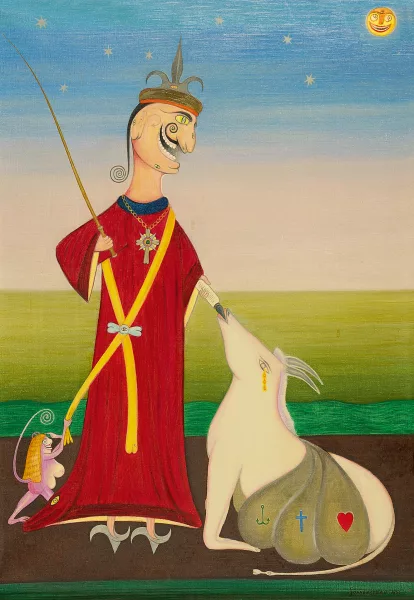 Friedrich Schröder-Sonnenstern — The Donkey Driver, 1956