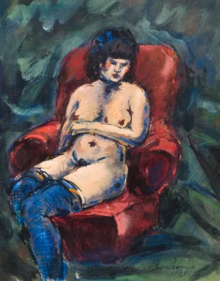 Léon Félix Georges Bonhomme — Nudo femminile, 1919