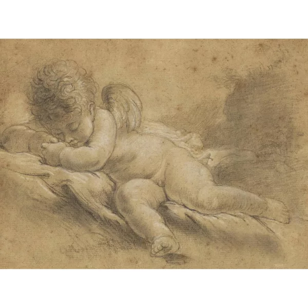 François Boucher — Umkreis von FRANÇOIS BOUCHER — Schlafender Putto